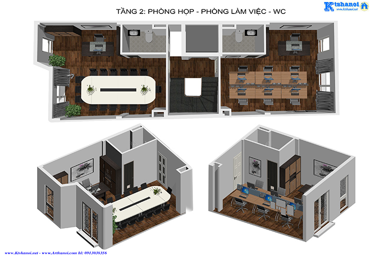 Bản vẽ tầng 2 mẫu thiết kế nhà cho thuê 1