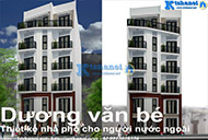 Thiết kế nhà phố kết hợp dịch vụ cho thuê căn hộ