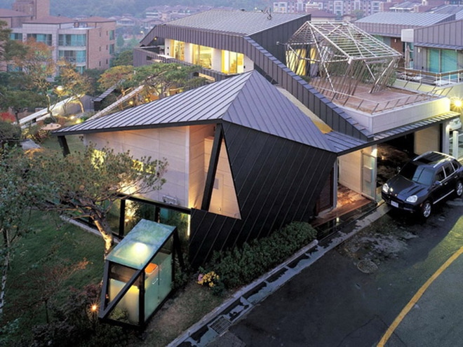 Kiến trúc thiết kế nhà đẹp ngất ngây ở Hàn Quốc