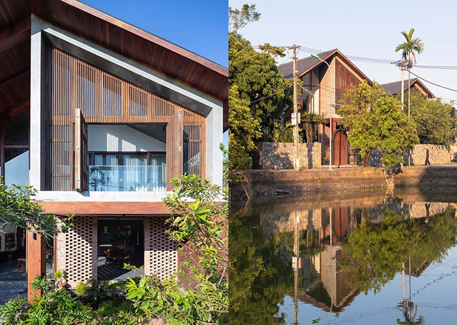 Thiết kế nhà cho thuê căn hộ Villa ở một làng cổ tại Việt Nam