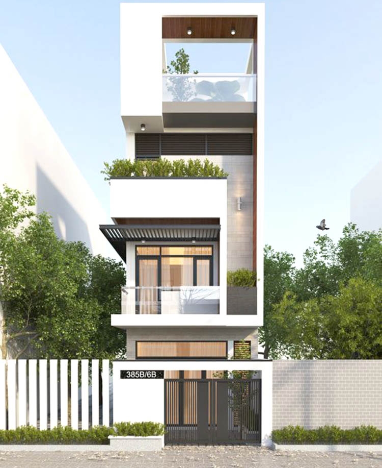10 mẫu thiết kế nhà phố mặt tiền 5m xu hướng đón xuân 2020