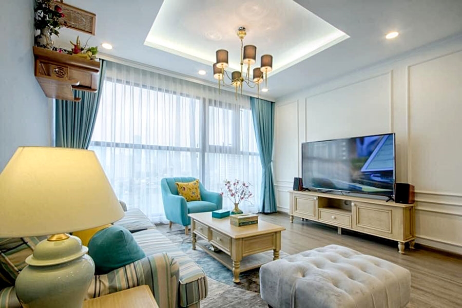 Thiết kế nội thất chung cư theo phong cách tân cổ điển nhưng lại tối giản