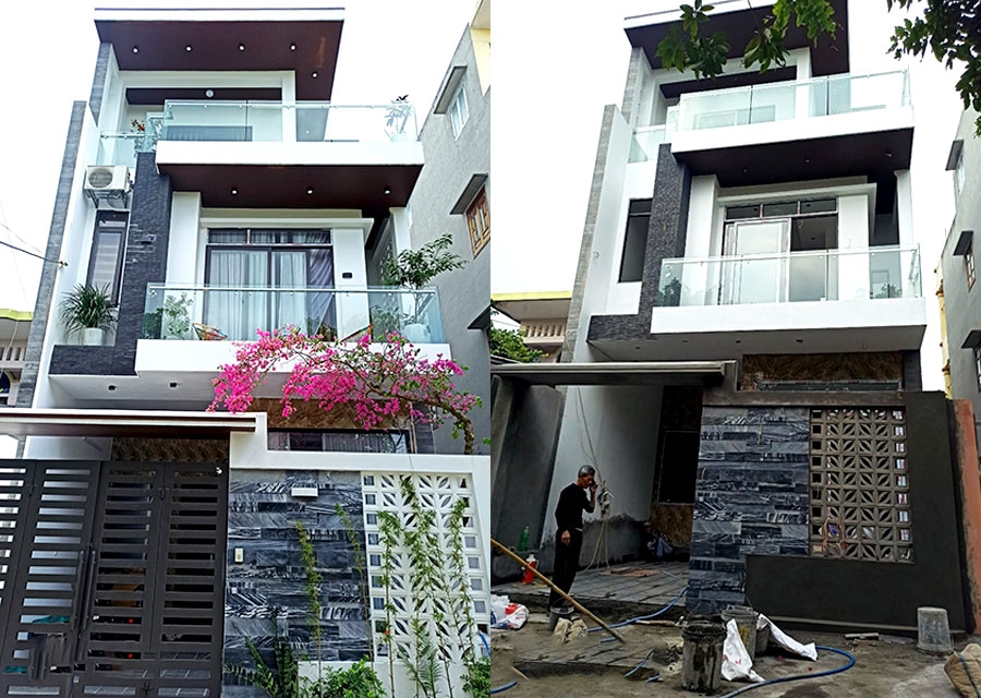 Tư vấn thiết kế nhà đẹp 3 tầng 6x17m hiện đại tại Thái Bình