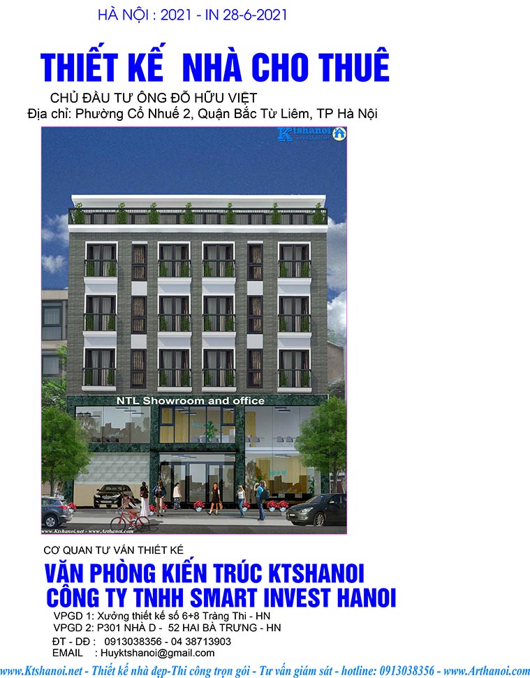 Thiết kế nhà cho thuê tại Phạm Văn Đồng