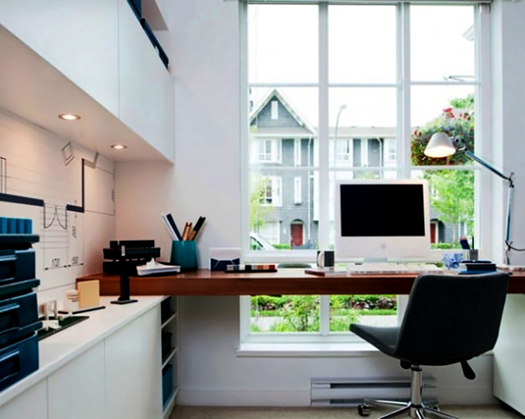 thiết kế nhà có không gian làm việc tại nhà