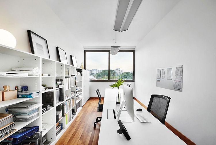 Thiết kế nhà có không gian làm việc